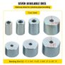 Manual Bender YP-9 Soild Round Square Bar Metal Bender with 7 Bending Dies, Metal Rod Bar Bender Bending Tool for Construction Site Auto Repair Image 5