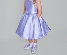 Stunning Blingalicious Lavender Confirmation Dress