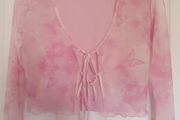 Ladies top and cover up