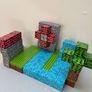 208 Pcs Magnetic Building Block Cubes  Minecraft Image 8