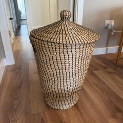 Rattan wash basket