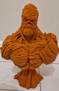 3D Printed Statue Bust (Unpainted) - Swamp Thing