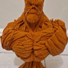 3D Printed Statue Bust (Unpainted) - Swamp Thing