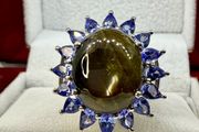 Sapphire &amp; Tanzanite Ring