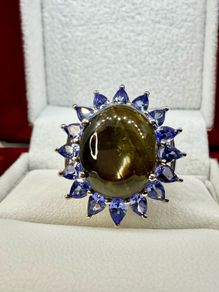 Sapphire & Tanzanite Ring