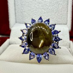 Sapphire & Tanzanite Ring