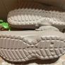 Crocs Lined Fuzz faux fur Strap Clog beige new Image 3