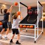 2-Player Basketball Arcade Game  7.5ft Dual Hoop Basketball Shooting Machine with Electronic Scoreboard, 8 Game Modes & 5 Balls Image 3