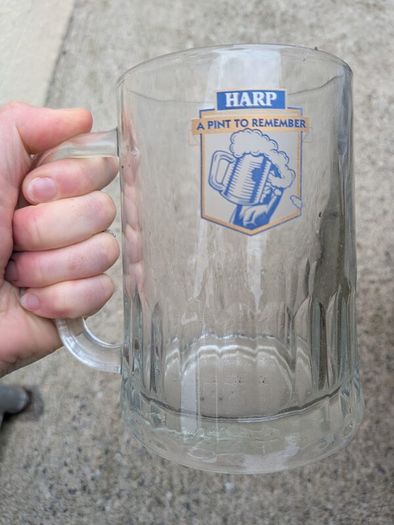Vintage Harp Pint Glass