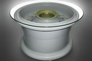 Authentic Boeing 727 Aircraft Wheel Coffee Table