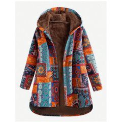 BNWT Amazing Coat with a Hood & Soft Fur on the inside size 20
