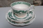 Antique Royal Cauldon cup, saucer and cake plate