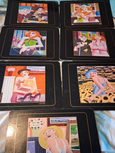 Set of 7 Jonathan Knuttel tablemats