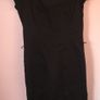 Size 14 Oasis Black fitted dress with loops for belt Image 4