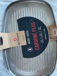 de Buyer Carbone Plus Grill Pan 38x26cm - Brand New with Tags - Made in France