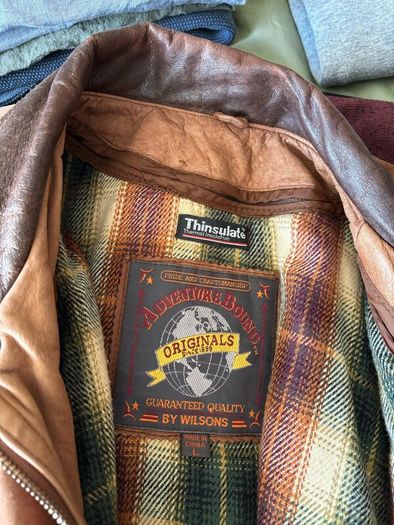 Vintage Leather Jacket - Size L