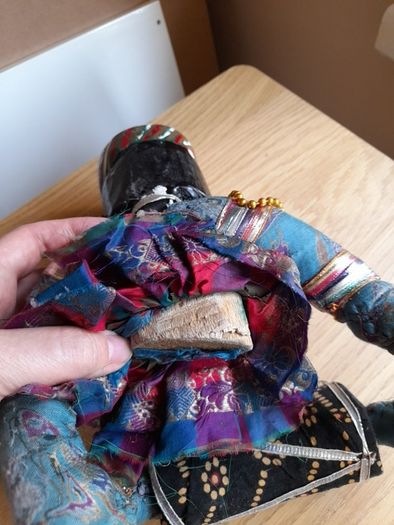 Vintage Indian Handmade Puppet in need of TLC