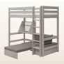 Flexa high bed with desk, sofa and ladder Image 2