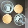 Glass food storage 1 Litre bamboo lid Image 2