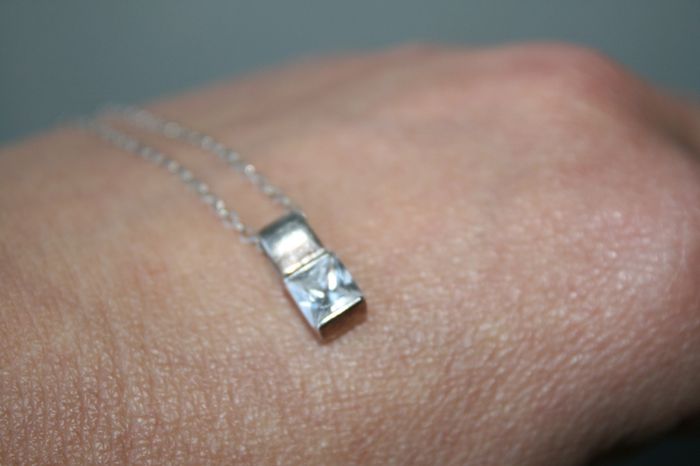 Vintage Sterling Silver 925 Jewelry Necklace Pendant 3g