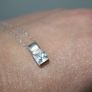 Vintage Sterling Silver 925 Jewelry Necklace Pendant 3g Image 2