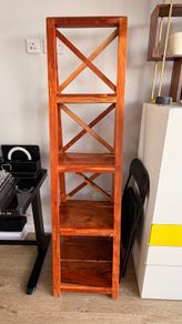 Solid Wood Ladder Shelf / Bookcase