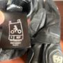 Motorcycle bike gloves Oxford Leather sports styled winter gloves with fleece lining, waterproof membrane and suede visor wipe size xxl Image 3