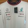 BNWT Mercedes AMG Petronas Formula One Team - Official Formula 1 Merchandise - 2022 Team Long Sleeve T-Shirt - White Unisex size XS Free post Image 5