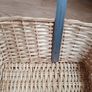 New - A Strong Wicker Type Basket - Christmas Hamper Type plus 5 foot Length of Decorative Outer Wrap - Image 3