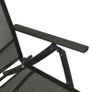 3 Piece Garden Lounge Set Textilene and Aluminium Anthracite Image 7