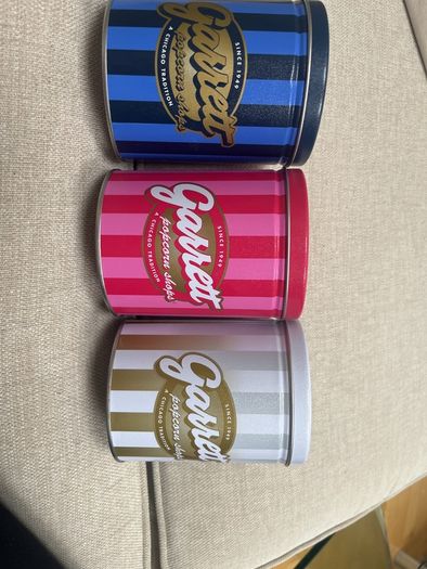 Garrett Popcorn Tins