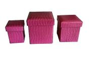 Pink snake look ottoman  please read description