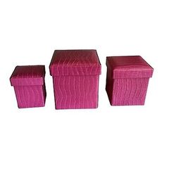 Pink snake look ottoman  please read description