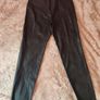 Zara Basic Collection faux leather black skinny stretchy pants size UK10 EU 38 Perfect condition Postage included Image 5