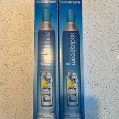 SODASTREAM CO2 Gas Cylinders X2 (1x Full . 1x Empty)