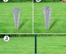 Euro Fence Stee Green