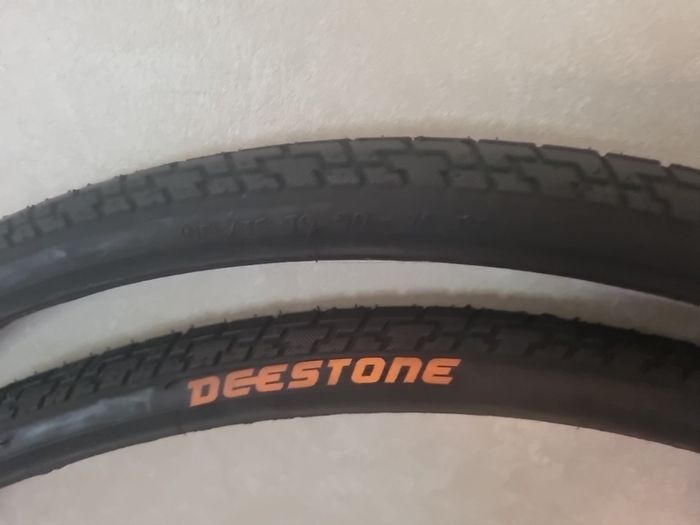 Pair of new bike tires.