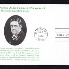 1984 USA Birth Centenary of Count John McCormack (joint issued with An Post) Commemorative Illustrated First Day Cover (FDC) by Uladh Cover