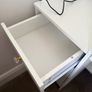 Dressing Table with LED Mirror and Adjustable Lights, 90cm White Vanity Desk Image 3