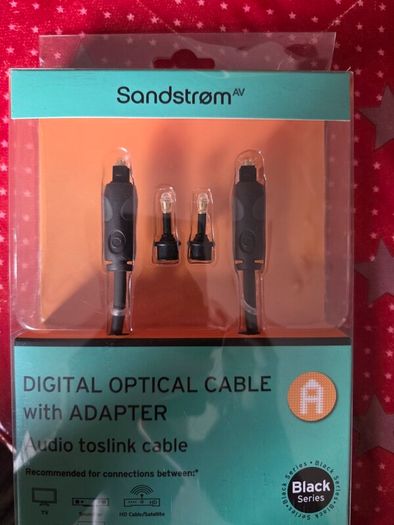 Brand New Digital Optical Cable with Adapter