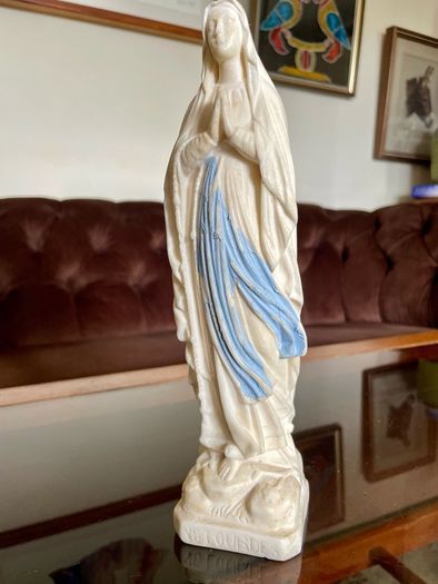 Beautiful Virgin Mary Statue by Dupont France Lourdes Early 20th Century