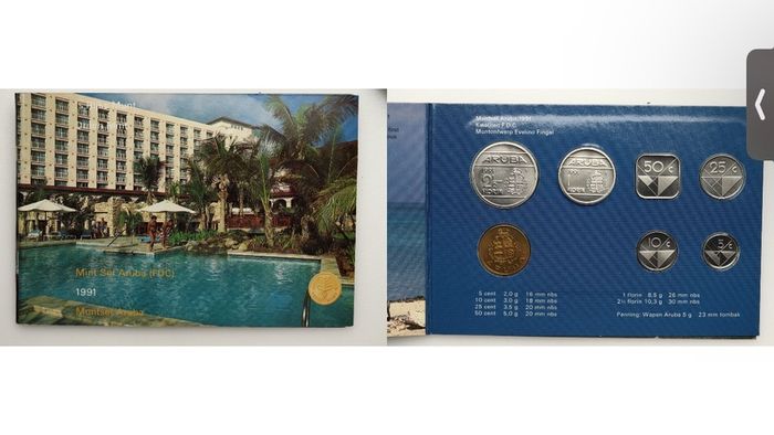 Aruba Coin Set 1991