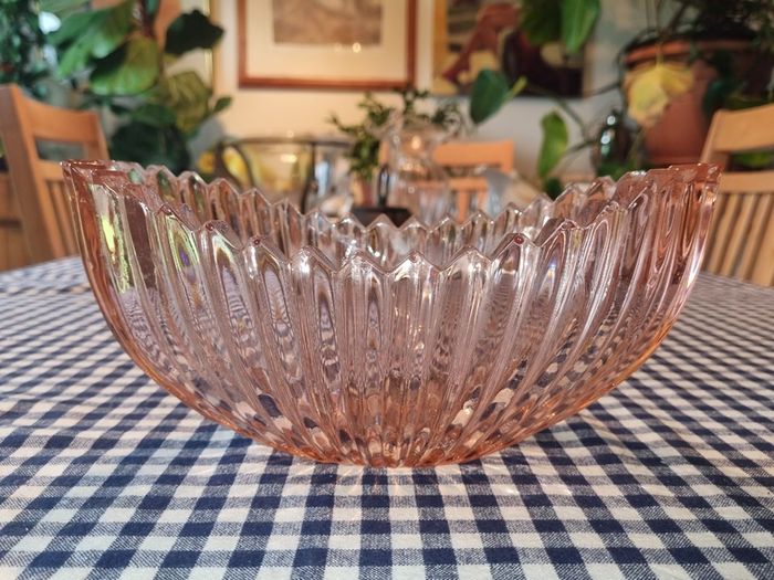 Art Deco style glass bowl