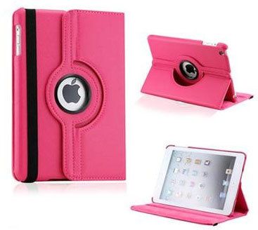 Leather 360 Degree Rotating Case Cover For Ipad 2 and New Ipad 3 With Sleep Wake