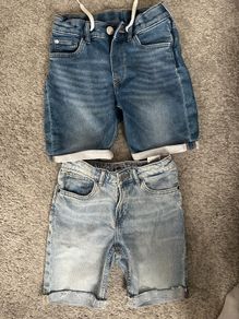 Denim shorts