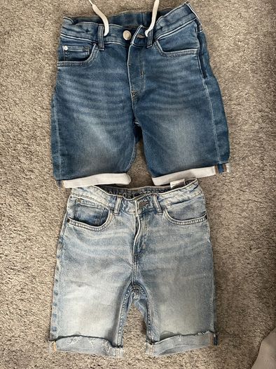Denim shorts