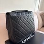 chanel rare vintage caviar Single Flap 24k Gold Plated Image 6