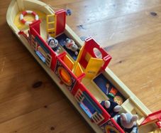 Sylvanian Riverboat with Sailor family