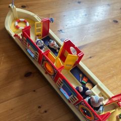 Sylvanian Riverboat with Sailor family