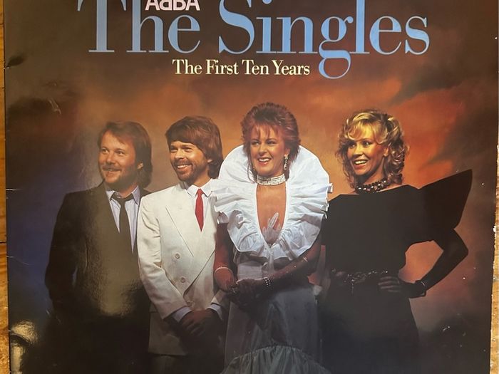ABBA The singles the first 10 years original Irish release double album in vg+ condition